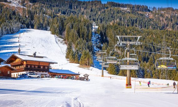 Skirestaurant Walchauhof im Winter